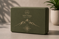 YETI YOGI Forest Green high-density EVA yoga block – product hero