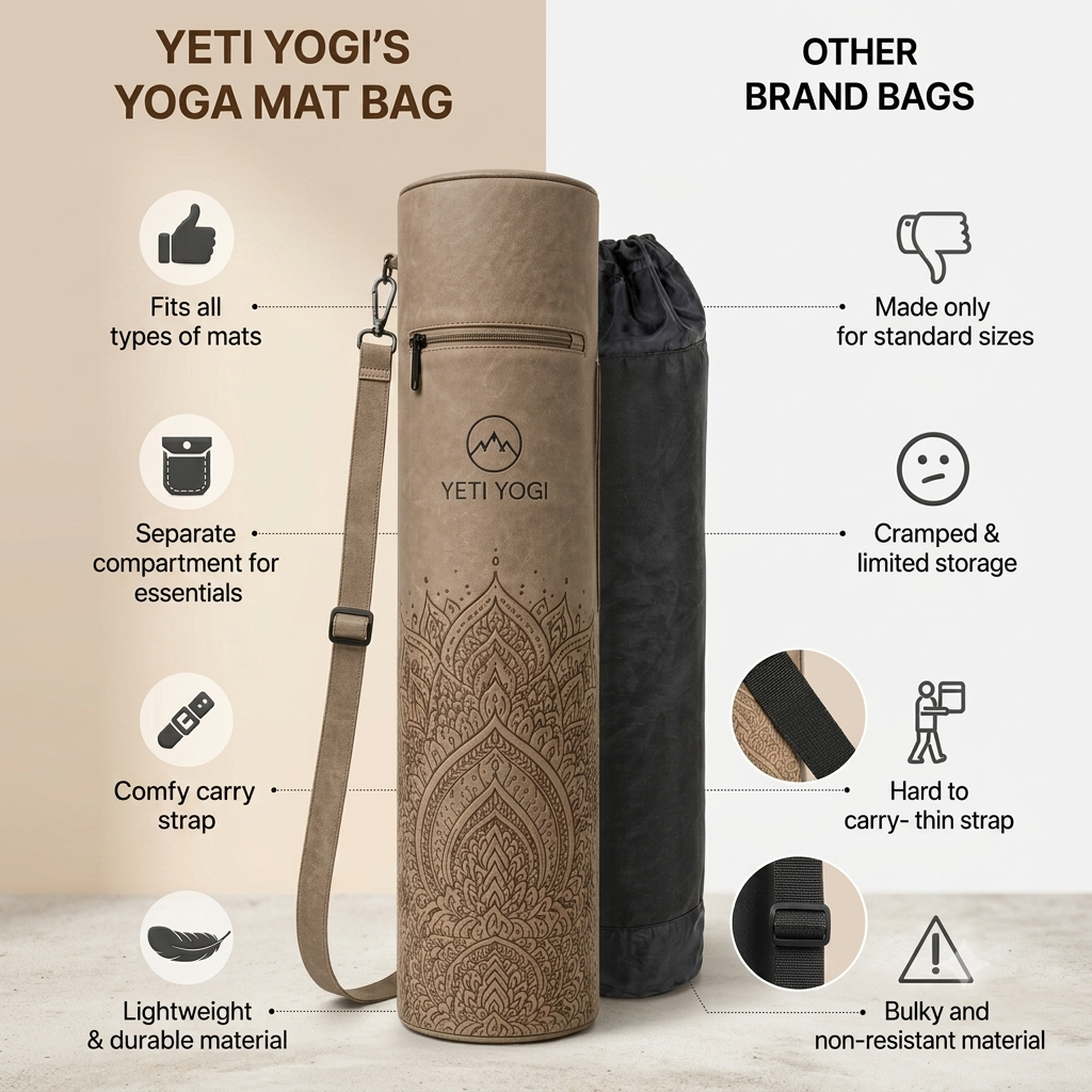 Mandala Gradient yoga mat bag feature comparison