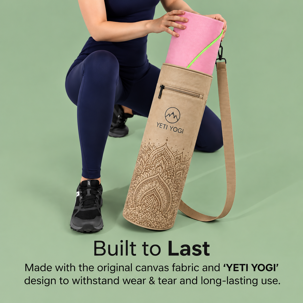Mandala Gradient yoga mat bag durability