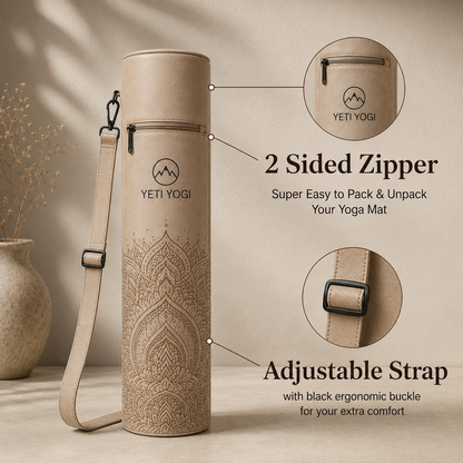 Mandala Gradient yoga mat bag zipper and adjustable strap