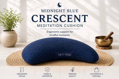 YETI YOGI Crescent Zafu Midnight Blue