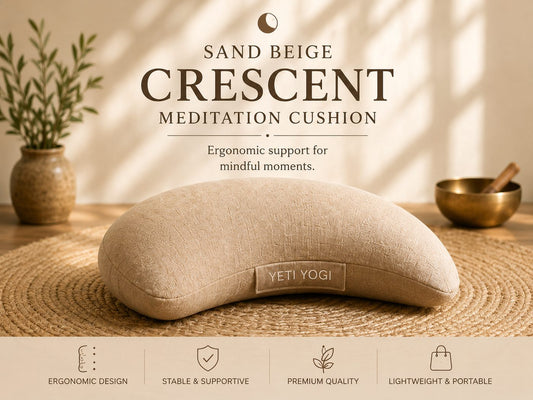 YETI YOGI Crescent Zafu Sand Beige