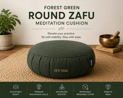 YETI YOGI Round Zafu Forest Green